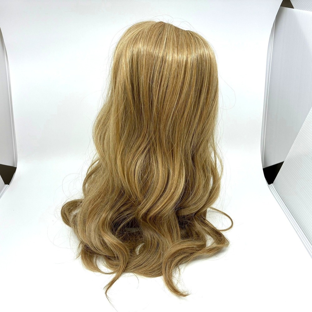 U Part Wig 100% Remy Human Hair #12 Dirty Blonde Wavy Clip In Extensions NWOT